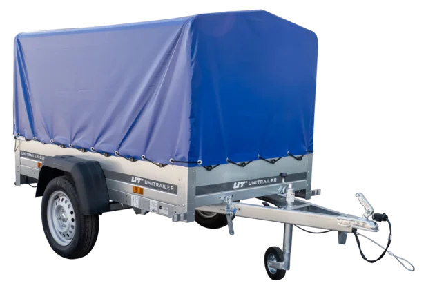 Remorque bagagère Garden Trailer 200 KIPP 200 x 106 cm avec bâche haute bleue – Image 14