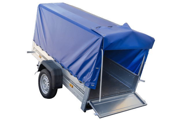Remorque bagagère Garden Trailer 200 KIPP 200 x 106 cm avec bâche haute bleue – Image 17
