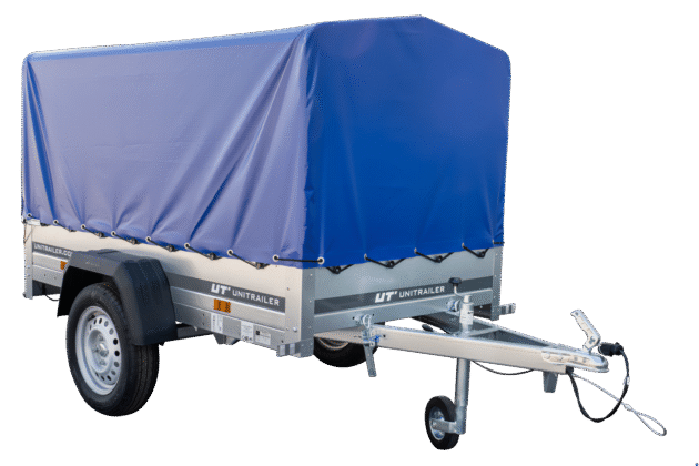 Remorque bagagère Garden Trailer 200 KIPP 200 x 106 cm avec bâche haute bleue – Image 18