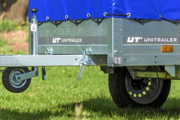 Remorque bagagère Garden Trailer 200 KIPP 200 x 106 cm avec bâche haute bleue – Image 13