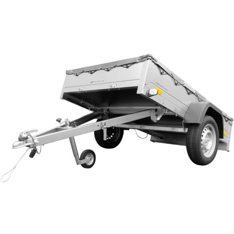Remorque galvanisée 200x125 cm Garden Trailer 201 KIPP + accessoires