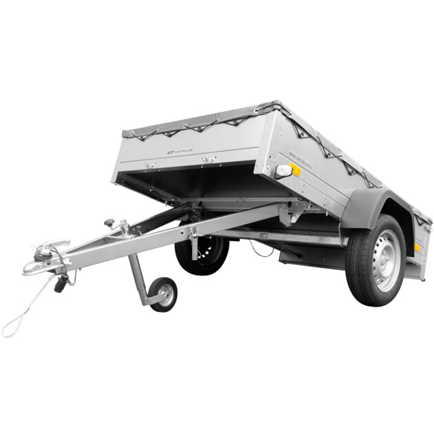 Remorque galvanisée 200x125 cm Garden Trailer 201 KIPP + accessoires
