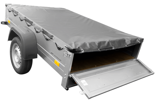 Remorque galvanisée 200x125 cm Garden Trailer 201 KIPP + accessoires – Image 6