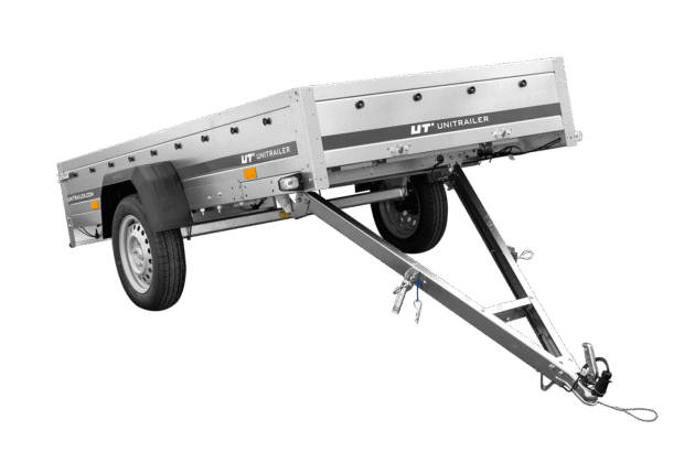 Remorque voiture longue GARDEN TRAILER 264 KIPP avec bâche bleue – Image 13