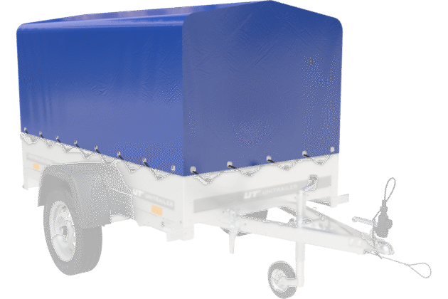 Remorque bagagère Garden Trailer 200 KIPP 200 x 106 cm avec bâche haute bleue – Image 20