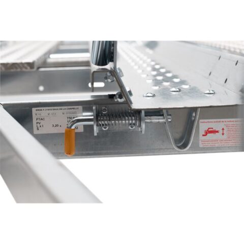 Remorque Porte-motos ERDE 2 Rails Basculant – Image 7